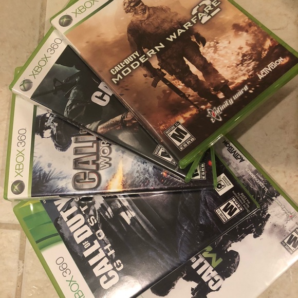 Activision Other - XBOX 360 CALL OF DUTY BUNDLE, 5 GAMES